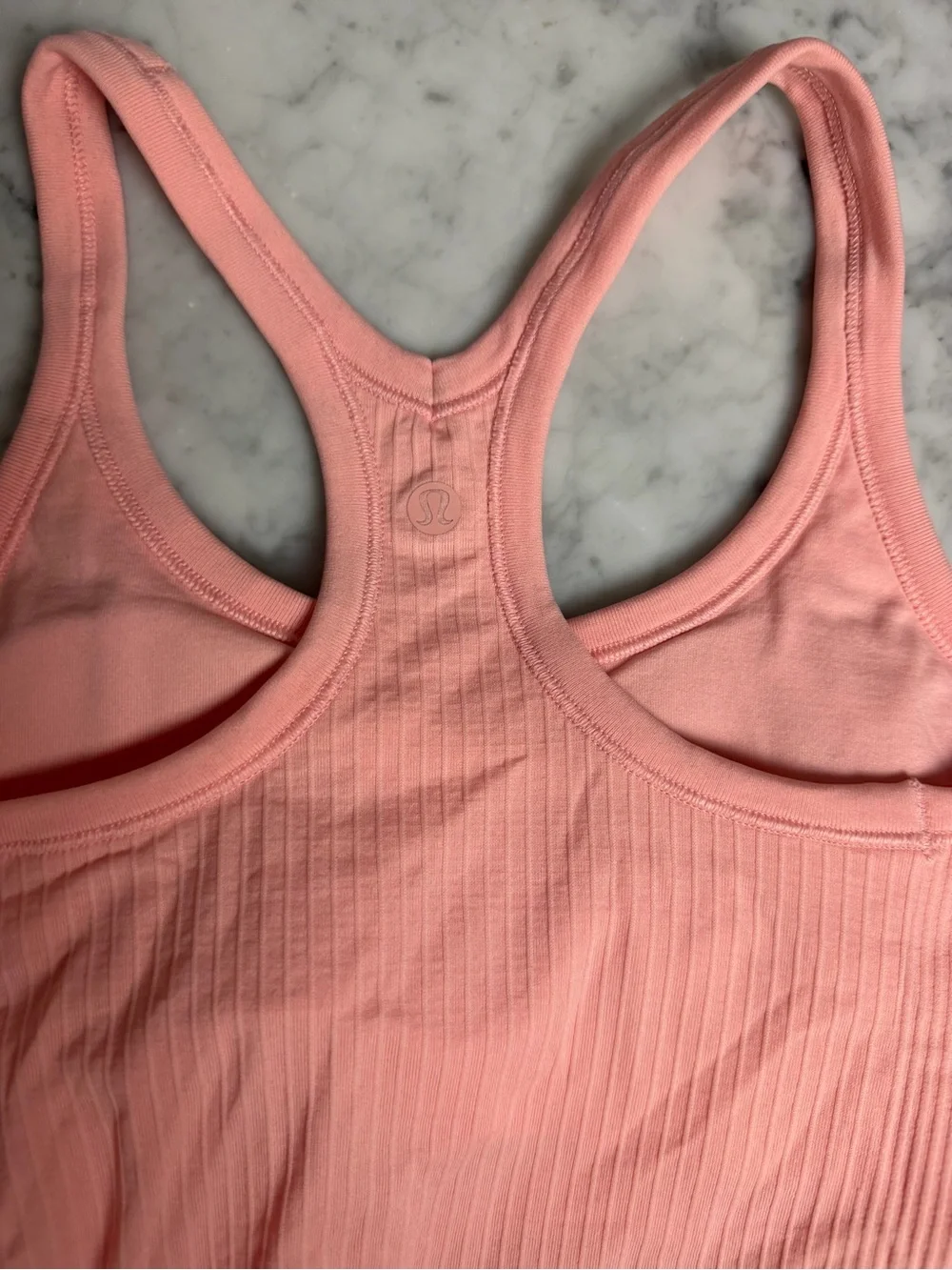lululemon athletica Pink Ribbed Racerback